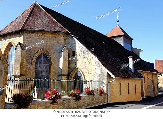 France, Bourgogne Franche Comte, Jura (39), Nozeroy, Saint Antoine collegiate church