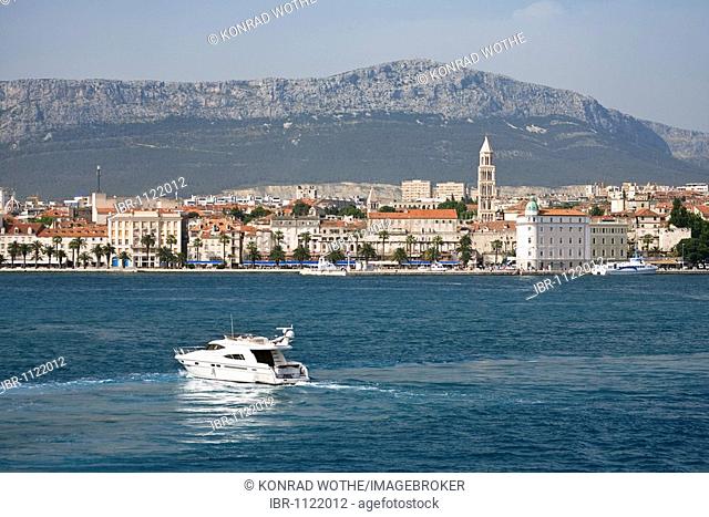 Skyline of Split, Dalmatia, Croatia, Adriatic Sea, Mediterranean, Europe