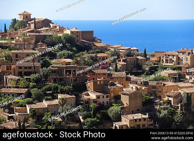 13 June 2020, Spain, Deia: View of the village with many German inhabitants or owners of second homes in Mallorca. The Balearic Islands