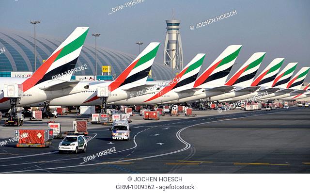 Dubai International Airport in United Arab Emirates