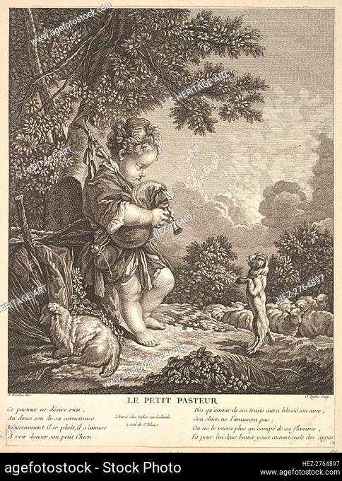 The Little Shepherd, ca. 1753. Creator: Claude Augustin Duflos le Jeune