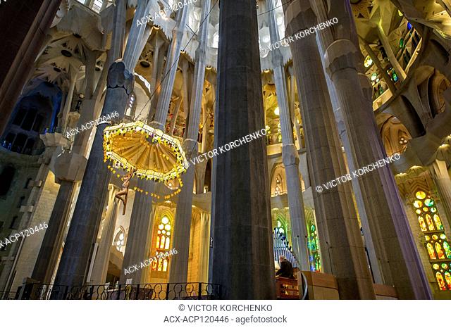 Sagrada Familia Cathedral interior