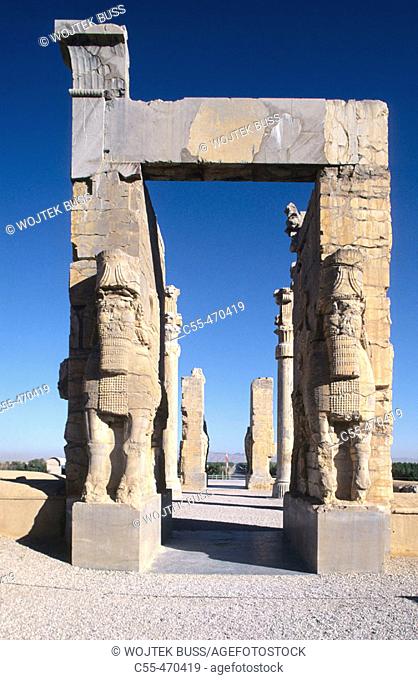 The Gate of The Nations. Persepolis. Iran