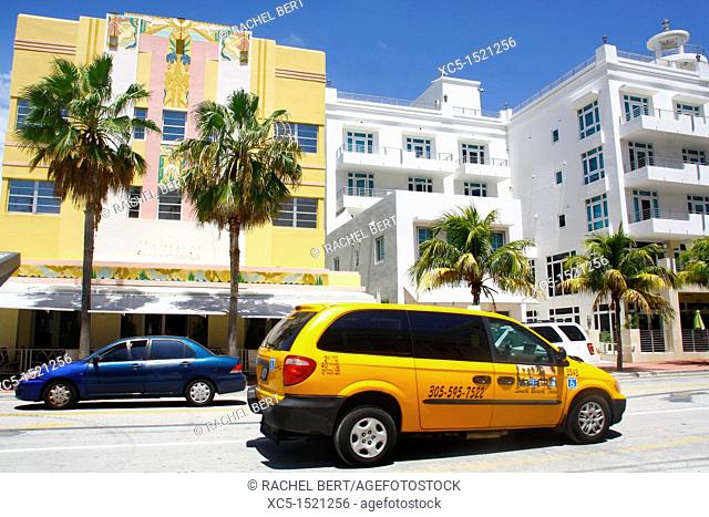 Art-deco, Miami Beach, Miami, Florida, United States