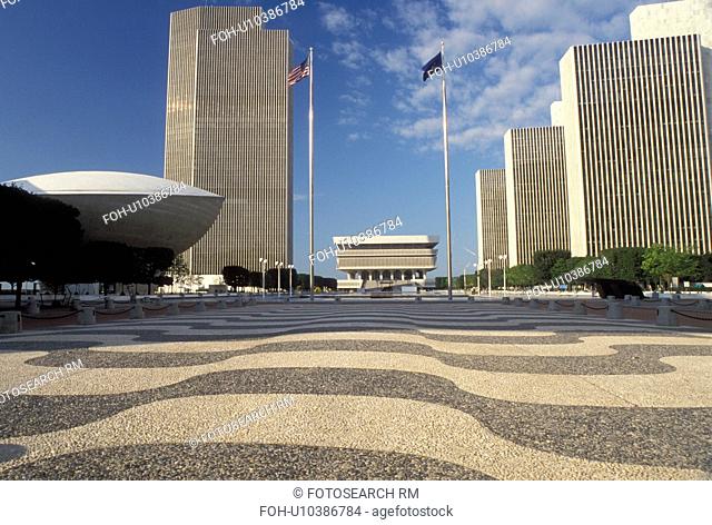 Albany, NY, New York, Governor Nelson A. The Egg building at Rockefeller Empire State Plaza in downtown Albany