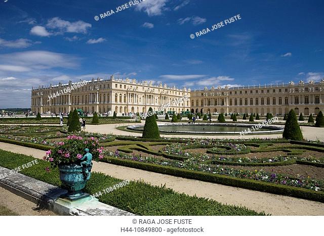 France, Europe, Versailles City, travel, tourism, Palace, Versailles, Gardens, fountain, castle, park