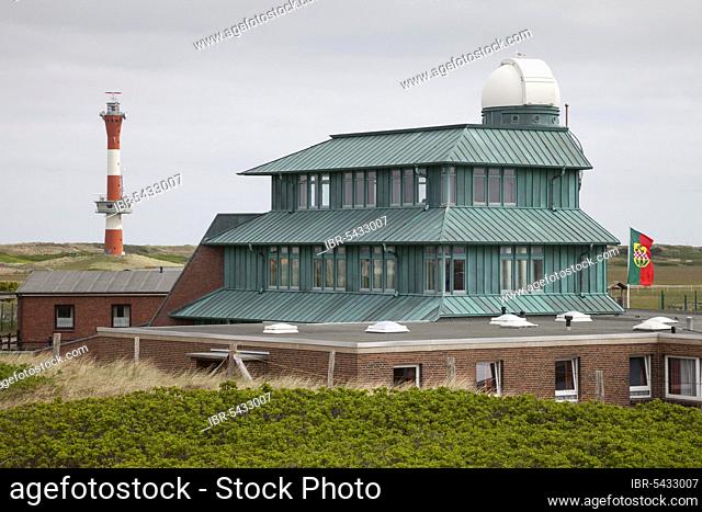 Observatory, New Lighthouse, Wangerooge, East Frisian Island, East Frisia, Lower Saxony, Germany, Europe