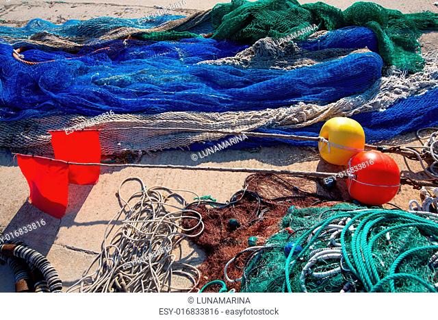 Formentera Balearic Islands fishing tackle nets longliner trawler trammel