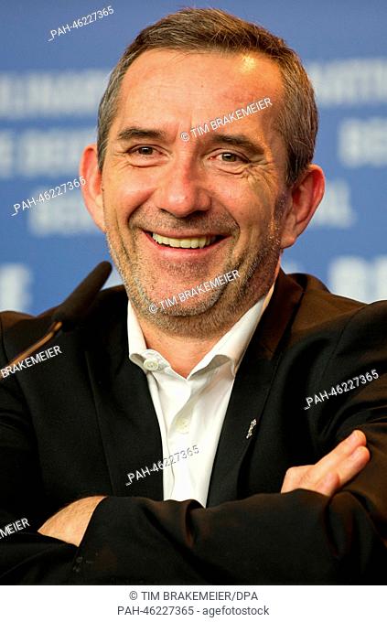 French film director Pascal Chaumeil attends the press conference for A Long Way Down at the 64th Berlin Film Festival in Berlin, Germany, 10 February 2014