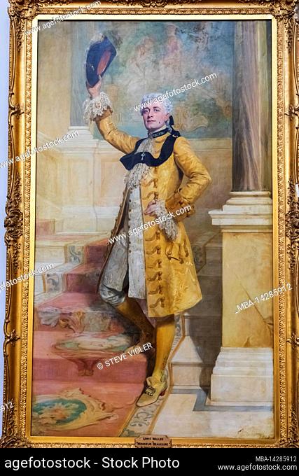 England, Dorset, Bournemouth, Russell-Cotes Museum, Portrait of Lewis Waller as Monsieur Beaucaire by John Collier
