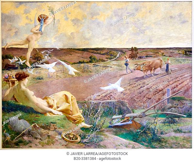 """La Fortune"", 1901, Luc-Olivier Merson, Musée d'Orsay, Paris, France, Europe