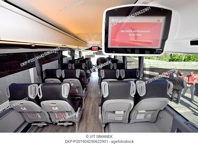 Companies Student Agency, RegioJet, Deutsche Bahn and Scania present new bus fleet for DB IC Bus lines from Prague to Munich and other cities in Prague