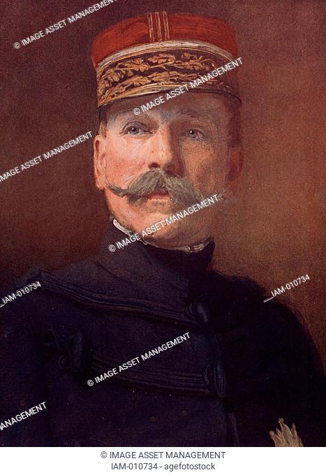 General Auguste Dubail (1851-1934) French Army officer. During the First World War, after the French failure at Verdun in 1916
