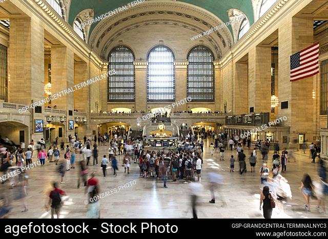 New York, United States of America - August 24, 2016. The Grand Central Terminal, also known as the Grand Central Station