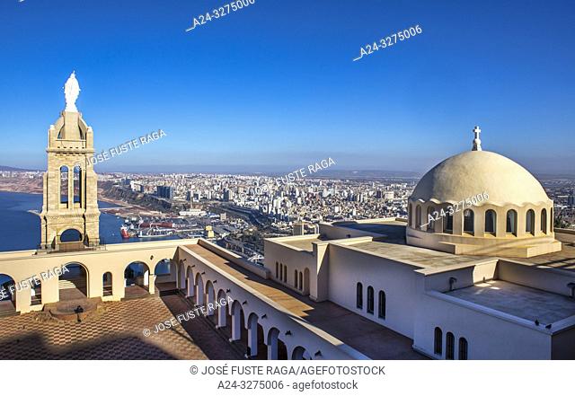 Algeria, Oran City, panorama from Djebel Murdjadjo mountain
