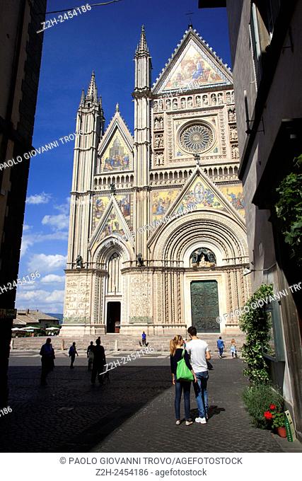 The Duomo ( Cathedral ), Orvieto, Terni, Umbria, Italy