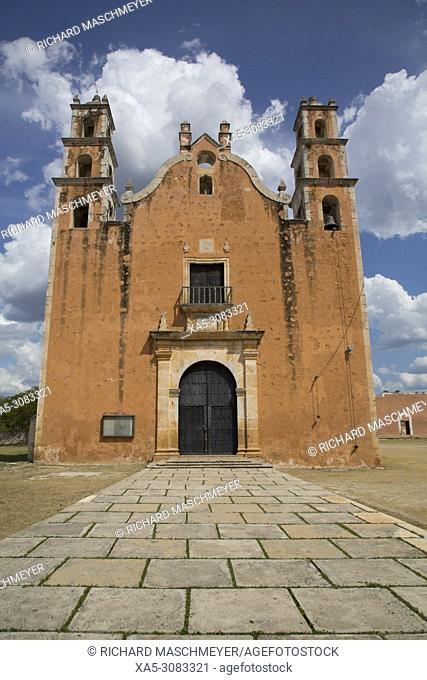Former Convent de Nuestra Señora de la Asuncion, 16th Century, Route of the Convents, Tecoh, Yucatan, Mexico