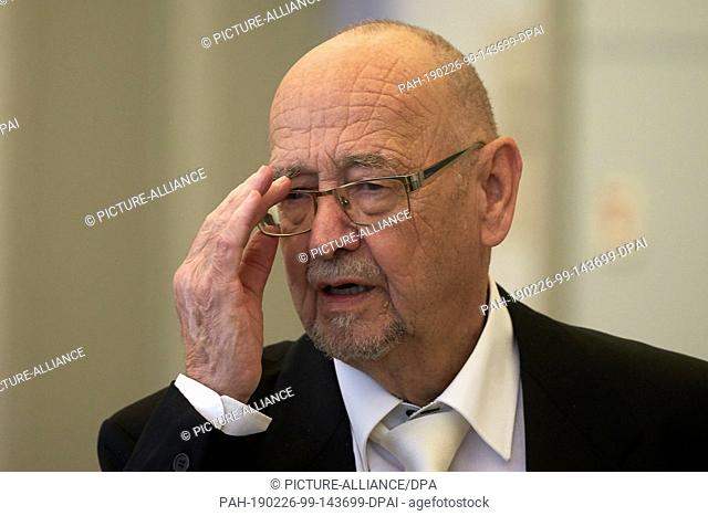 26 February 2019, Rhineland-Palatinate, Koblenz: Attorney Hans-Otto Sieg, who represents one of the accused, is waiting in the courtroom of the regional court...