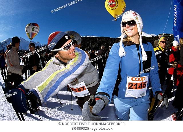 Swiss Snow Walking Event, Arosa, Graubuenden, Switzerland, Europe