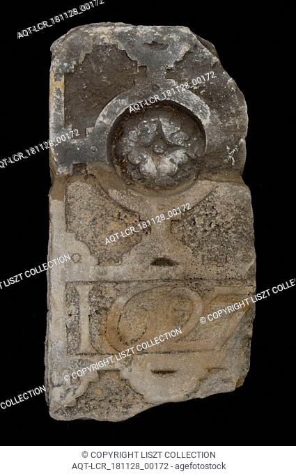 Fragment of gate Walloon church, former St. Sebastian chapel and Scottish church with date 1627, facing brick fragment sculpture sculpture building component...