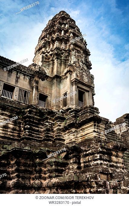 tower of Angkor Wat, Siem Reap, Cambodia