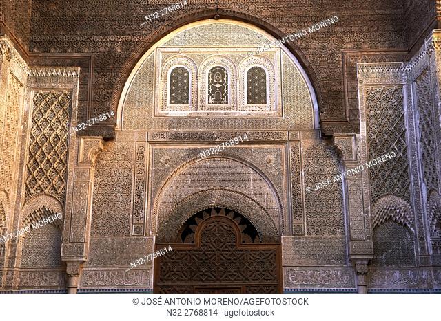 Fez, fes, Medersa Attarine, Madrasa, Madrasa Attarine, Medina, UNESCO World Heritage Site, Fez el Bali, Morocco, Maghreb, North Africa