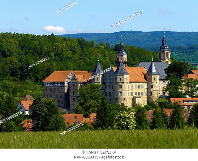 Bertholdsburg castle, Schleusingen, Thuringia, Germany