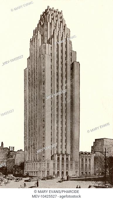 Beekman Tower on 49th Street, New York City, America
