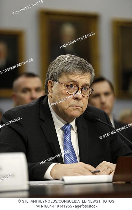 United States Attorney General William Barr appears before the House Appropriations Subcommittee on Commerce, Justice, Science, and Related Agencies on April 9