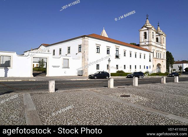Vila Viçosa, Convento dos Agostinhos and Igreja de Nossa Senhora da Graça (13-16th century). Evora, Alentejo, Portugal