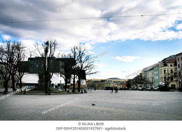Masaryk Square, shopping centre Prior in Jihlava, Czech Republic, February 23, 2014. (CTK Photo/Libor Sojka)
