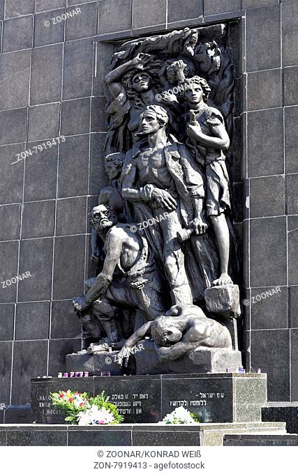 Das Denkmal der Helden des Ghettos in Warschau wurde 1948 vom Bildhauer Nathan Jakow Rappaport gestaltet. Es befindet sich an der Ludwik Zamenhof Straße auf dem...