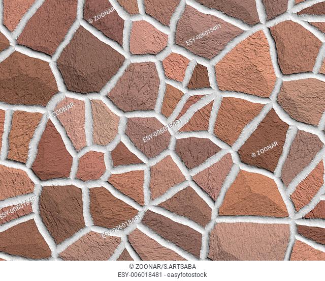 Cracked stone seamless background