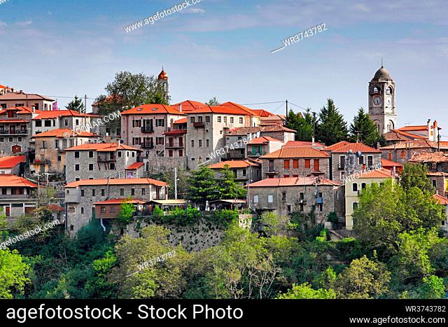 Dimitsana is a mountain village in Arcadia, Peloponnese, Greece