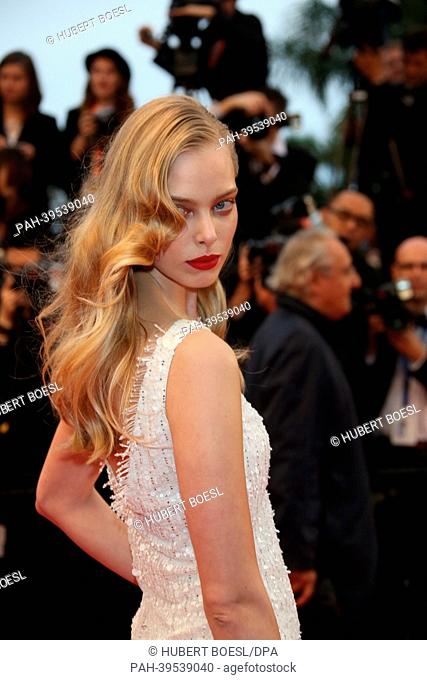 Model Tanya Dziahileva attends the premiere of ""The Great Gatsby"" during the 66th International Cannes Film Festival at Palais des Festivals in Cannes, France