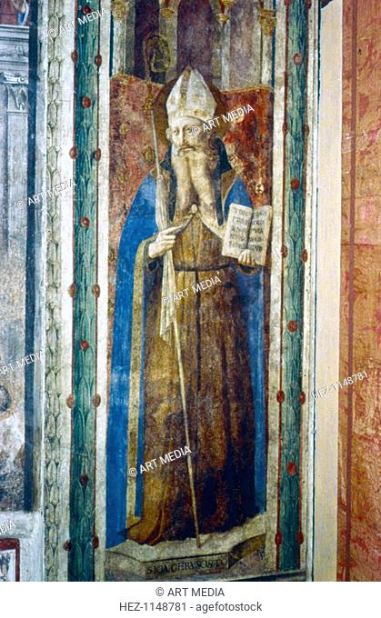 'St John Chrysostom', mid 15th century. St John Chrysostom (c347-407), Syrian priest and one of the Doctors of the Christian Church