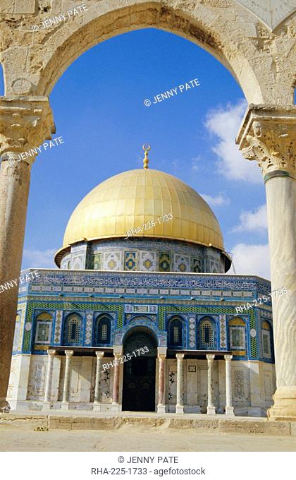 Dome of the Rock, Jerusalem, Israel. Middle East