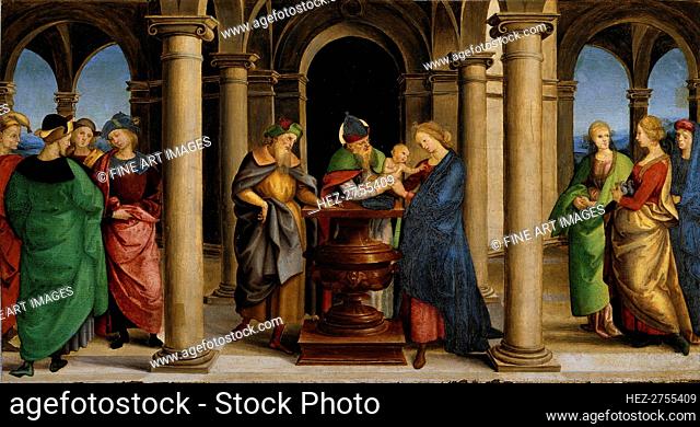 Presentation at the Temple (Predella Panel of the Oddi Altarpiece), 1503. Creator: Raphael (Raffaello Sanzio da Urbino) (1483-1520)