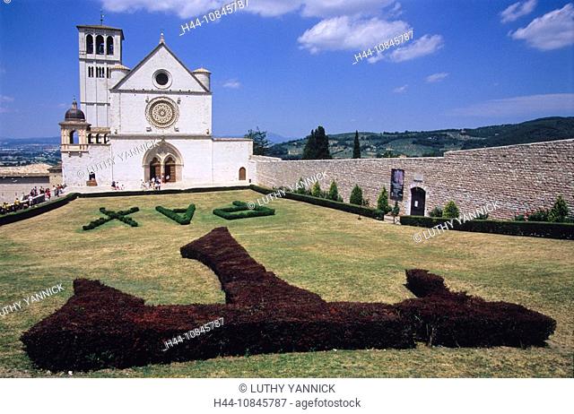 Italy, Europe, Assisi, Umbria, Assisi, Province Of Perugia, Architecture, Basilica Di San Francesco, Christianity, Chu