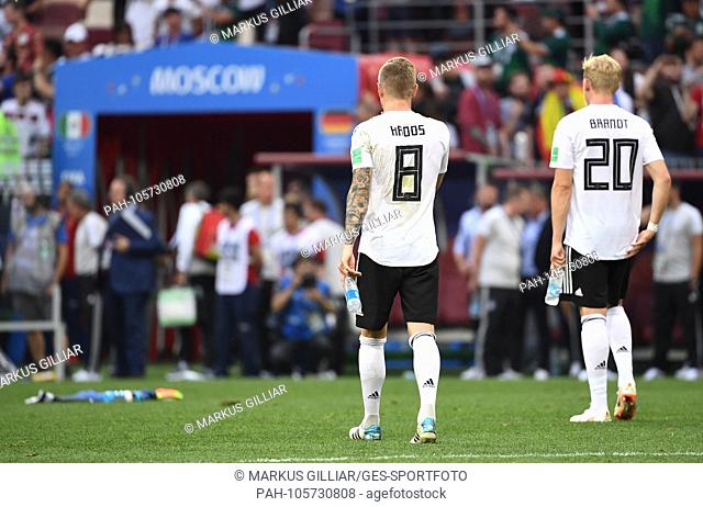 leave after the game Toni Kroos (Germany) and Julian Brandt (Germany) / r. the place. GES / Football / World Cup 2018 Russia: Germany - Mexico, 17.06