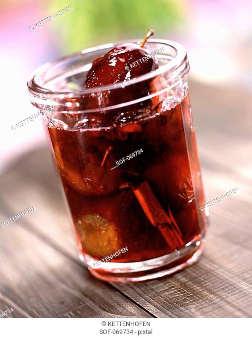 Quetsch plum and spice jam
