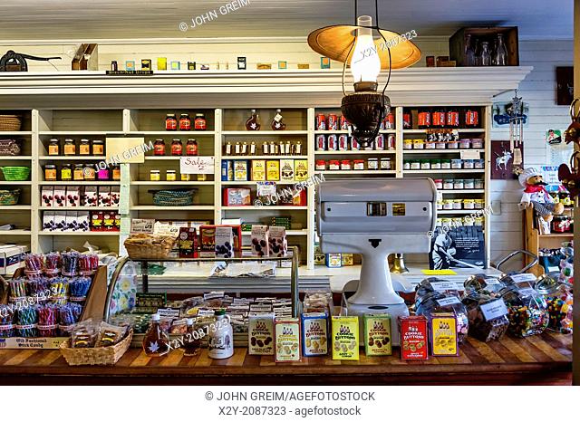 Traditional general store located within the Calvin Coolidge Homestead District, Plymouth Notch, Vermont, USA