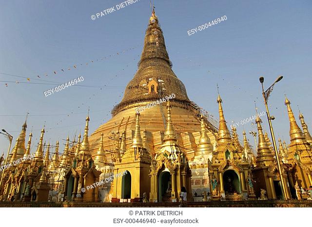 Myanmar Yangon - Shwedagon Pagode