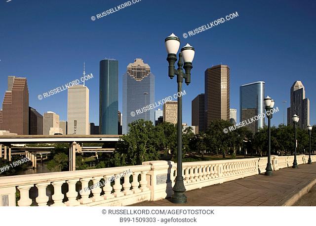 Downtown Skyline Houston Texas USA
