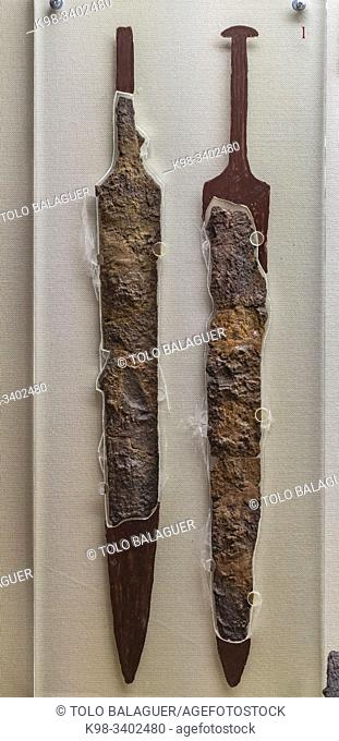 Gladius Hispaniensis, Azucarera, Alfaro, siglos III-I a. C, Museo de la Romanización, Calahorra, La Rioja , Spain, Europe