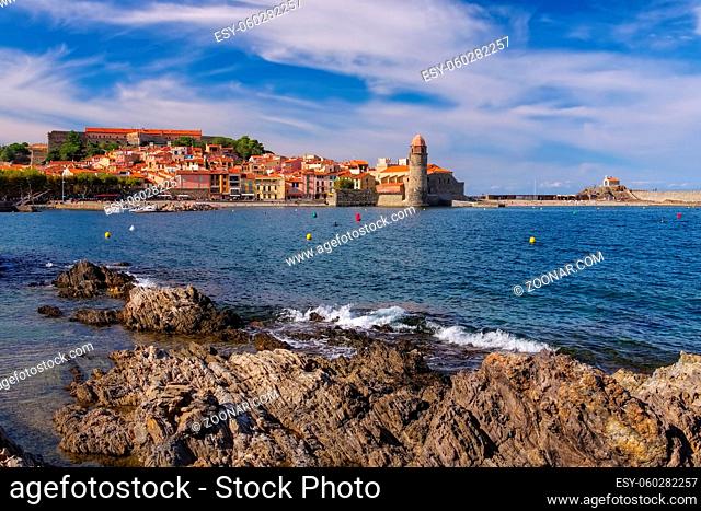 Collioure, Languedoc-Roussillon in Frankreich - Collioure, Languedoc-Roussillon in France