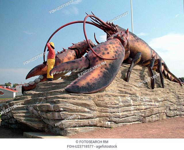 Canada, New Brunswick, Shediac, Acadian Coastal Drive, World's Largest Lobster, Lobster Capital of the World
