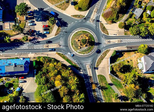 Aerial picture, Boeler ring, swords street, Lütkenheider street, Boele, Hagen, Ruhr area, North Rhine-Westphalia, Germany, Europe