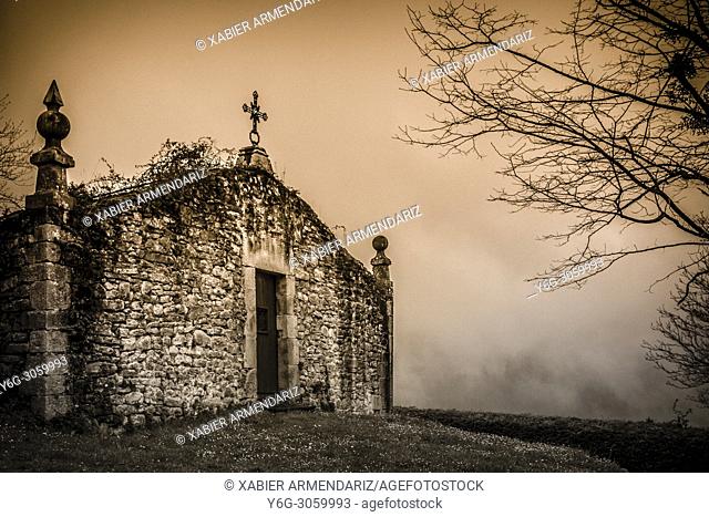 Collegiate Church of Zenarruza, on the North Santiago Road, Biscay, Basque Country, Spain