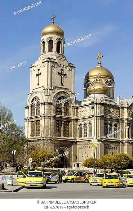 Varna Bulgaria at the Black sea the dormition of the Theotokos Cathedrale of Assumption St. Kiril and Methody
